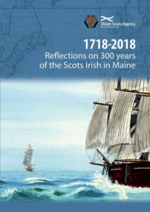 The cover of 1718-2018 Reflections on 300 years of the Scots Irish in Maine
